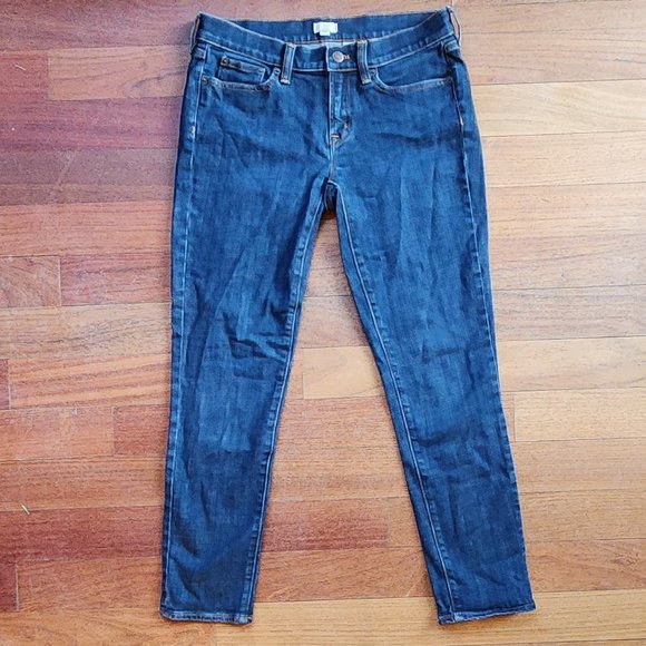 J.Crew Indigo Stretch Skinny Jeans Size 26 - Picture 3 of 13